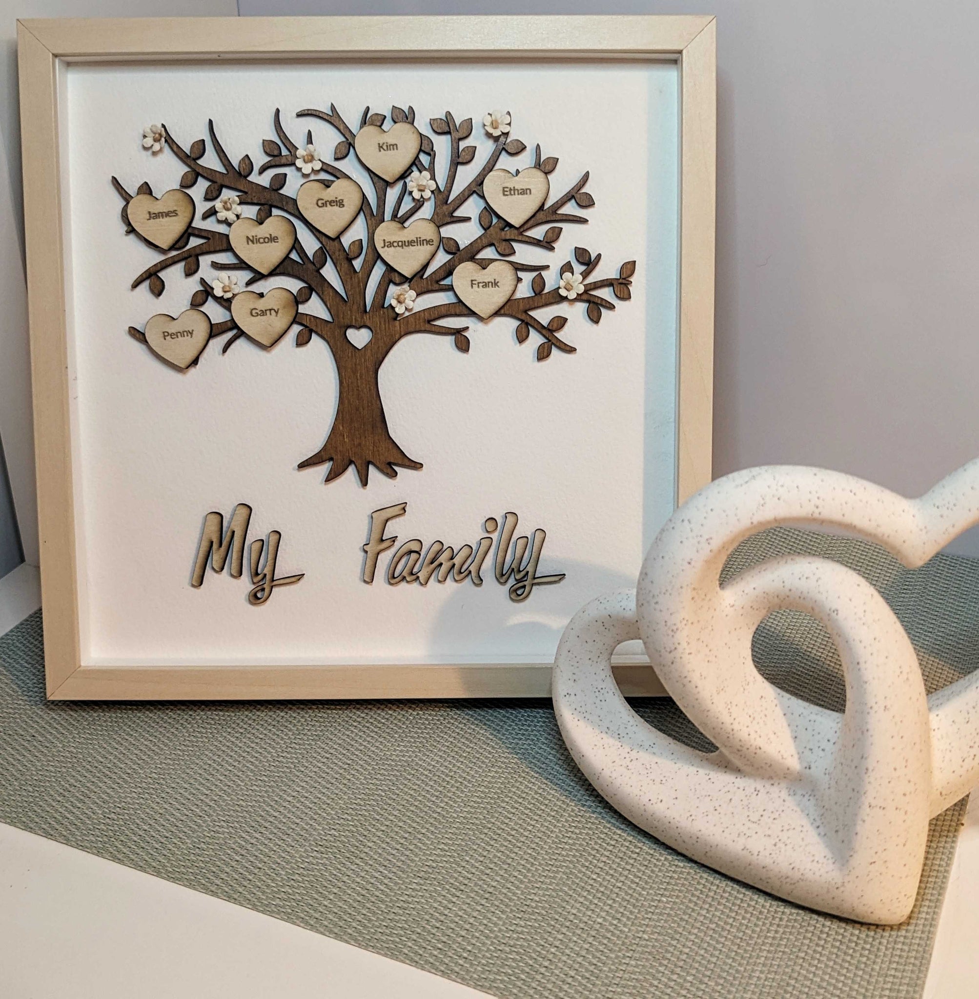 Personalised Wooden Family Tree