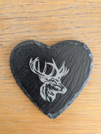 Slate Stag Coaster