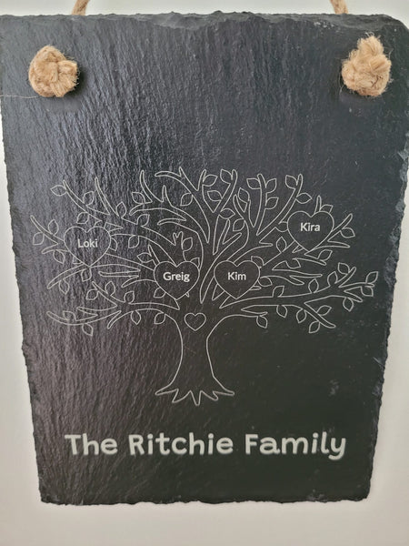 Slate Family Tree – Cove Crafts