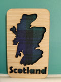 Scottish Themed Tartan Magnet