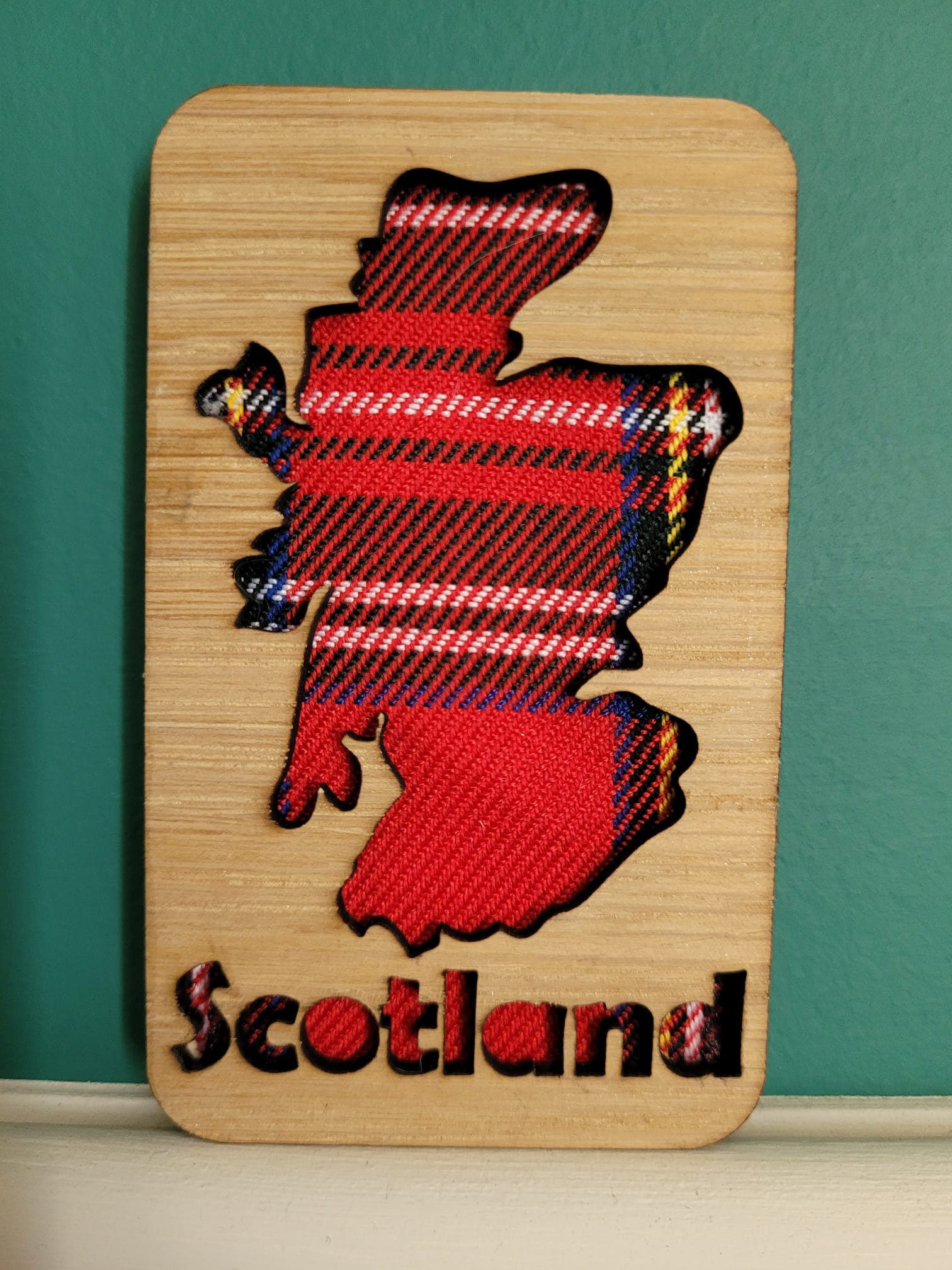 Scottish Themed Tartan Magnet