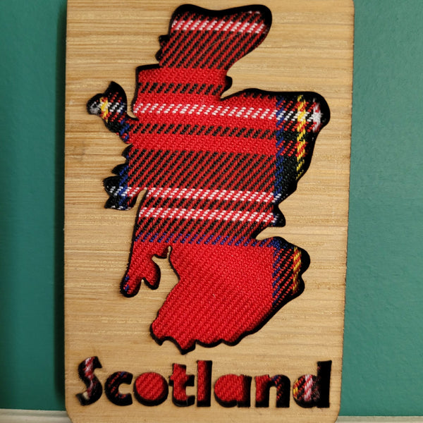Scottish Themed Tartan Magnet