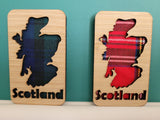 Scottish Themed Tartan Magnet