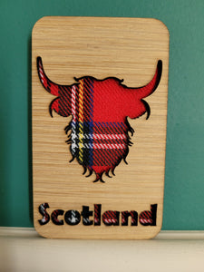 Scottish Themed Tartan Magnet